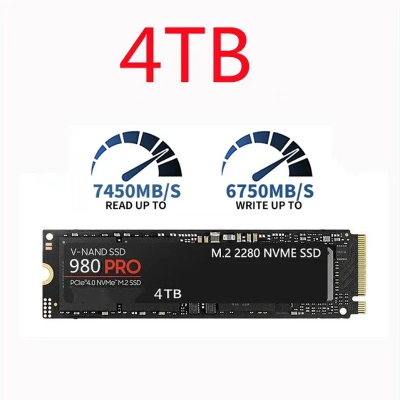 Pcie 4.0 4Tb 2280 Ssd 7450Mbps - SSD Internal Original 980 PRO M.2
