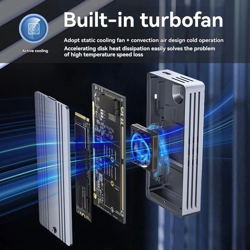 USB4 40Gbps M.2 NVMe SSD Enclo - Thunderbolt 4 External Ssd 4Tb ulasan dan harga