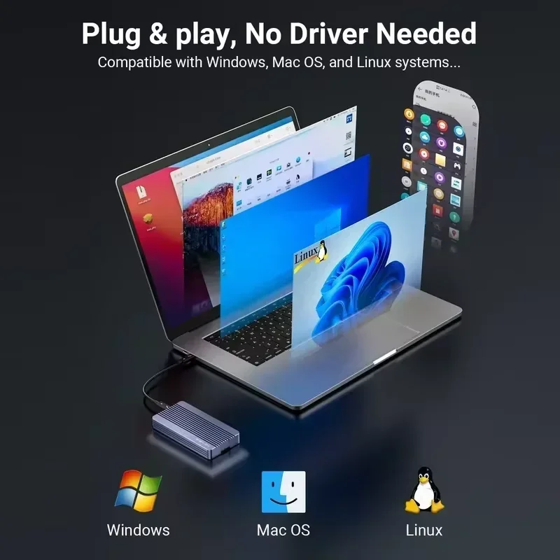ACASIS USB-C USB4 SSD Enclosur - Usb4 40Gbps External Ssd 8Tb ulasan dan harga