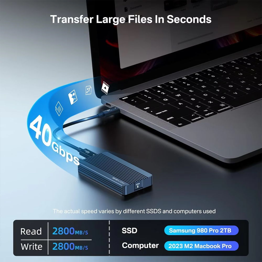 ACASIS 40Gbps M.2 NVMe SSD Enc - 8Tb M2 Nvme Ssd ulasan dan harga