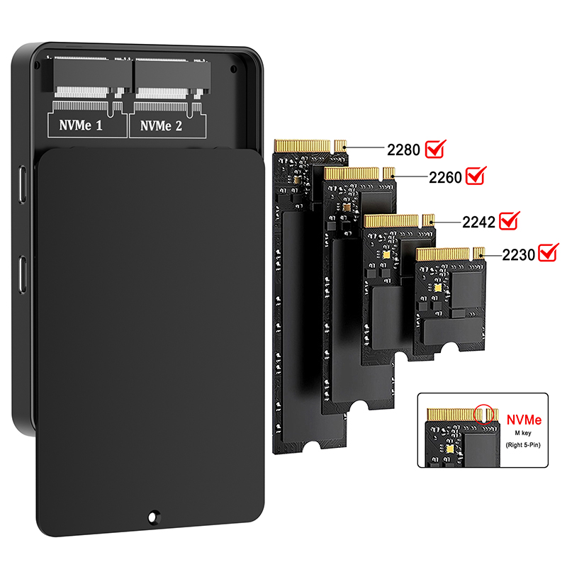 Docking Station Dual Bay M.2 N - 8Tb M2 Nvme Ssd ulasan dan harga