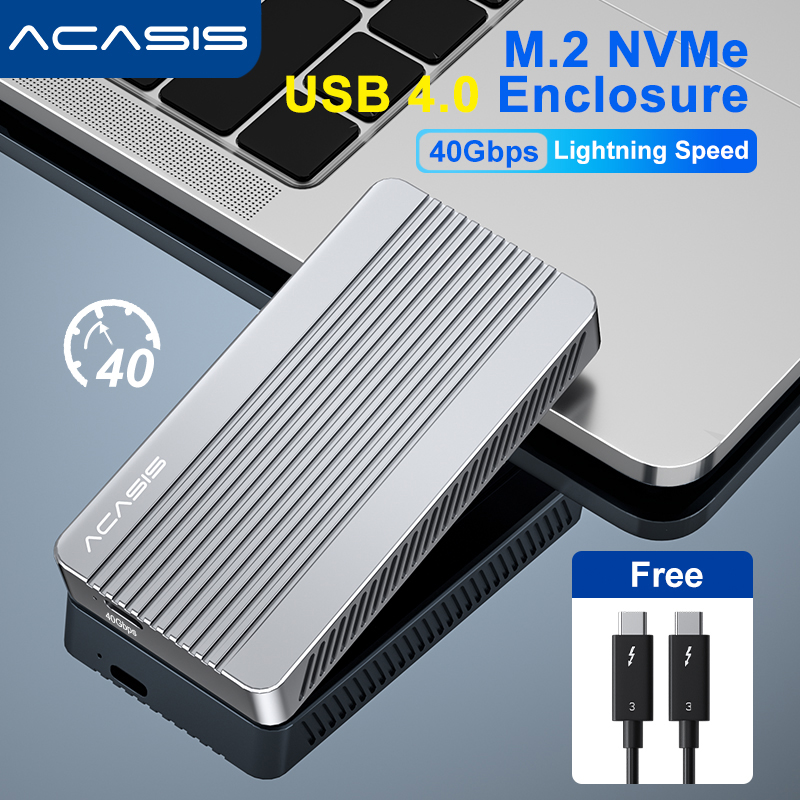 ACASIS sarung Hard Driver ekst - Usb4 40Gbps External Ssd 8Tb ulasan dan harga